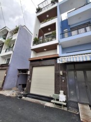 mới xây Vuông 5 tầng 51m2, nhìn ra sông, Đ.8m Quốc Lộ 1A Q12