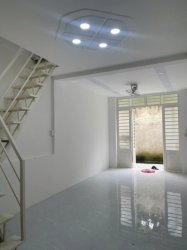 nhà mới Vuông 2T, Trần Thị Cát HM, 28m2, 3.2x9m