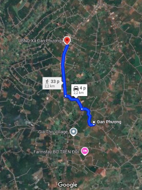 2 lô Đất 1096m2, hậu nở, Đ.6m Đan Phượng Lâm Đồng