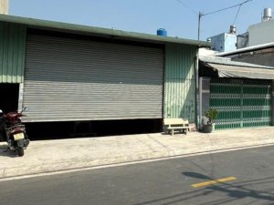Nhà xưởng mặt tiền 181m2, Thới An 15 Q12