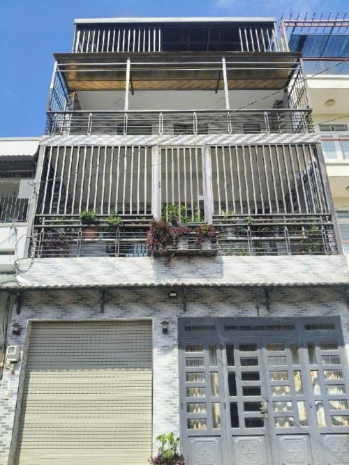 Nhà Vuông 4 tầng Xe hơi tránh 115m2 Thạnh Lộc 16 Q12
