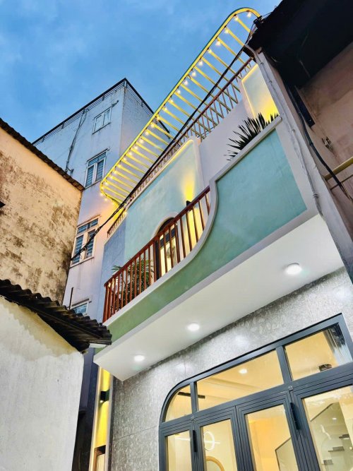 nhà mới 2T nội thất minh bạch 27m2 Thích Quản Đức PN