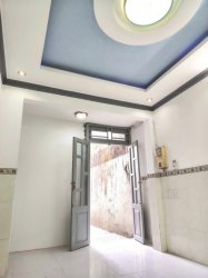 Nhà MT 2 tầng HXH Tránh 36m2, hậu nở Lê Văn Khương Q12