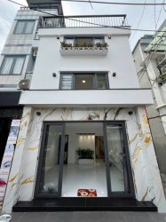 nhà mới 2 mặt thoáng 3 tầng hẻm xe hơi 25m2 Cô Giang Phú Nhuận