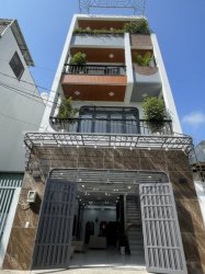 nhà mới sổ hồng riêng 4 tầng HXT 96m2, Vuông Thạnh Xuân 25 Quận 12