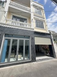 nhà mới sổ hồng riêng 3T hẻm xe hơi né 61m2 Đông Hưng Thuận 9 Quận 12
