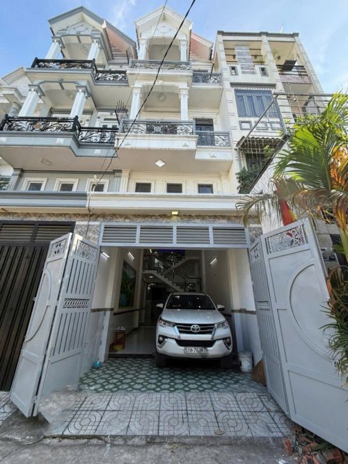 Nhà Vuông SHR 4 tầng hẻm XH 68m2 Lâm Thị Hố Quận 12