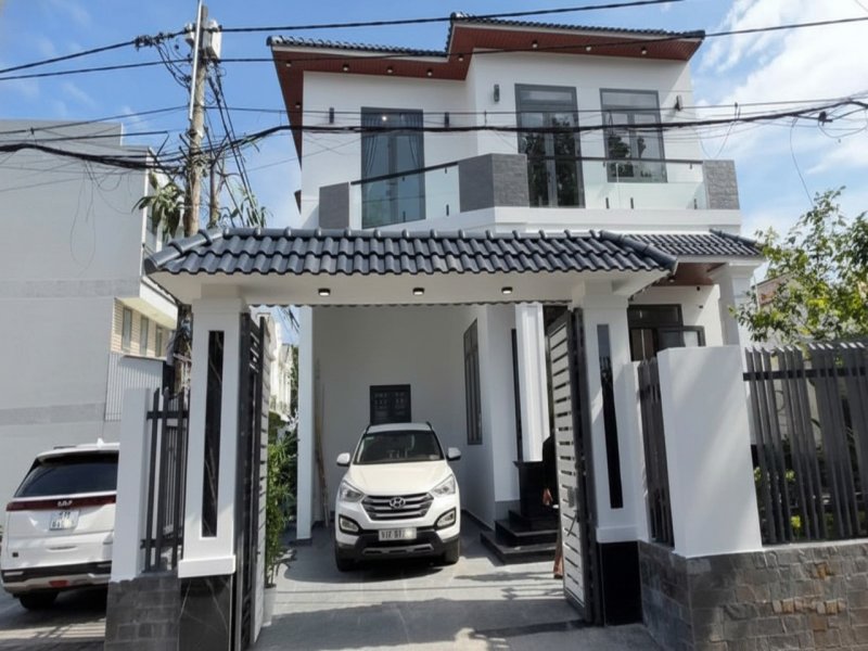 Nhà 2 mặt tiền SHR 2T hẻm XH 101m2 Đặng Thúc Vịnh Hóc Môn