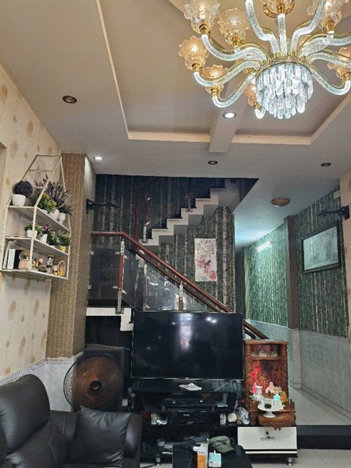Nhà Vuông mặt tiền sổ hồng riêng 3 tầng Đ.12m 152m2 Vườn Lài Quận 12