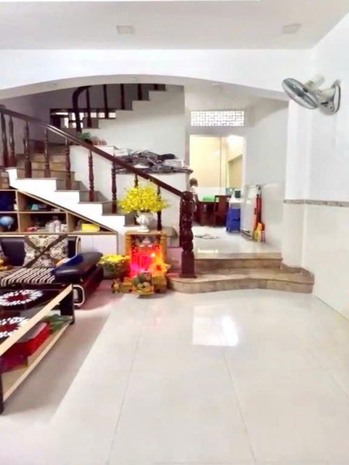 H1890 nhà Mai Xuân Thưởng Bình Thạnh, sổ hồng riêng, Vuông, 4T, 3x12m, 6.x tỷ