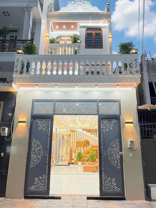 L1893 nhà Trần Quang Cơ Hiệp Q12, sổ hồng riêng, Vuông, HXH, 4.5x17m, 7.x tỷ