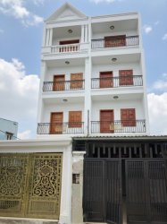 L1929 nhà mặt tiền Thạnh Xuân 13 Q12, SHR, Vuông, 4x17m, 7.x tỷ x nhỏ