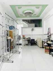 H1944 Giảm 100tr! nhà mặt tiền Hiệp Thành 6 Q12, sổ hồng riêng, Vuông, 3T, 4.2x17m, 6.x tỷ