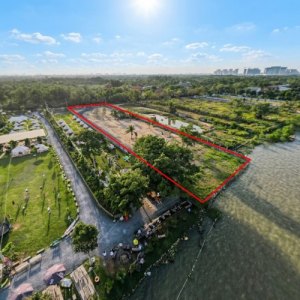 [O2718*] Siêu phẩm đất ven sông Long Phước đối diện Nhà thờ Tổ - Vuông đẹp, 6x tỷ