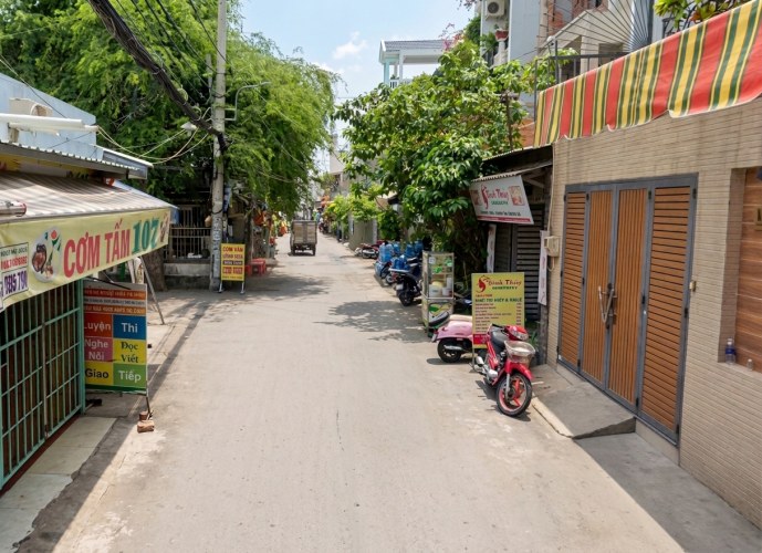 [O2883] Bán nhà mặt tiền sầm uất Đường Số 2 An Hội Đông, nhỉnh 5.x tỷ
