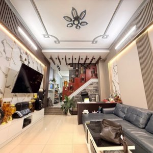 [T3023] Mua ở ngay nhà 3 tầng sát Emart Phan Huy Ích - Hẻm Ôtô 5m - Giá 7.x tỷ