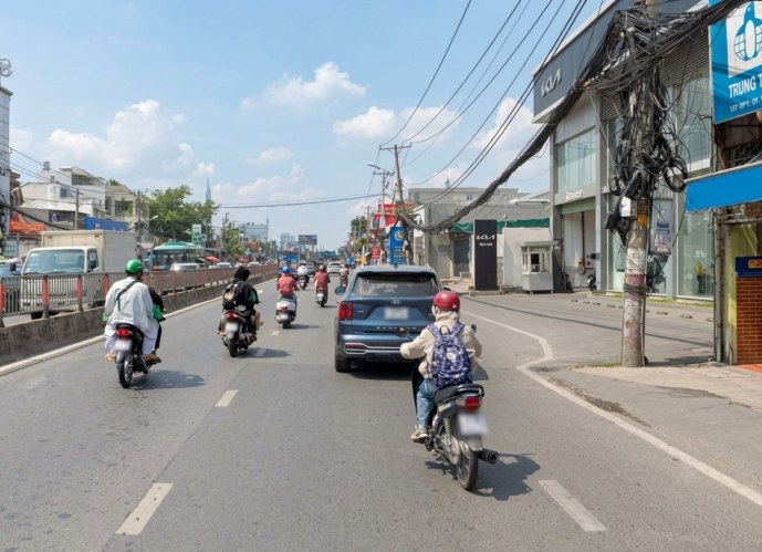 H3081* Đất MT QL13 Hiệp Bình sát Đ.Học Luật 247m2 Giá 2x Tỷ